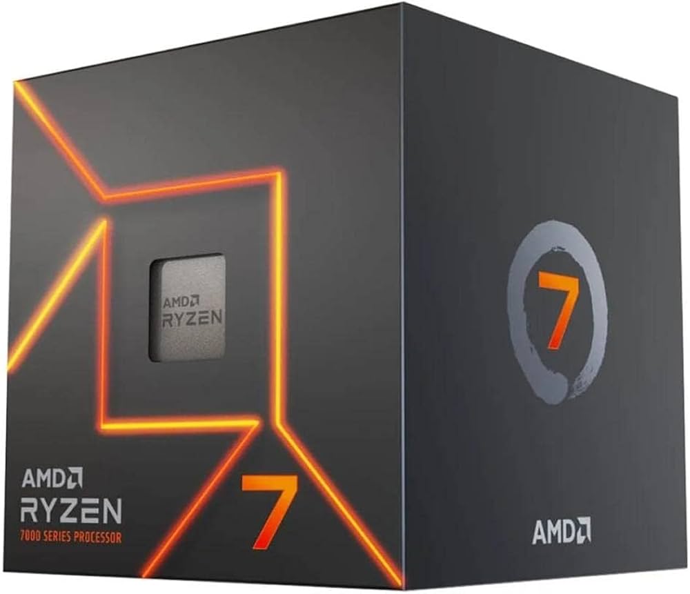 Amazon | AMD CPU Ryzen 7 7700, with Wraith Prism Cooler 3.8GHz 8