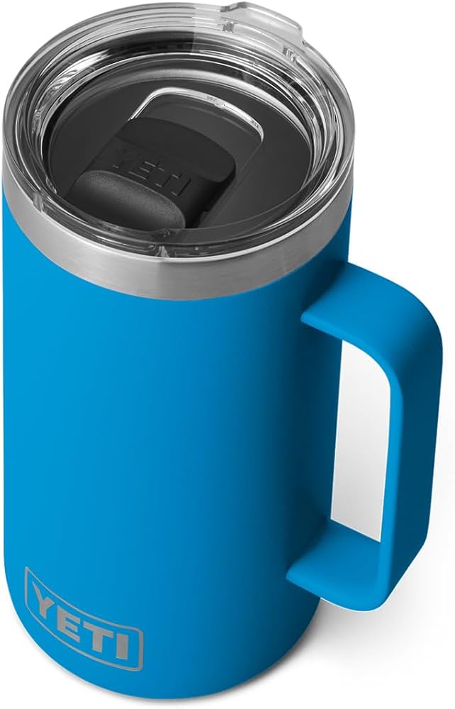 Amazon.co.jp: YETI Rambler 24 oz Mug, Vacuum Insulated, Stainless