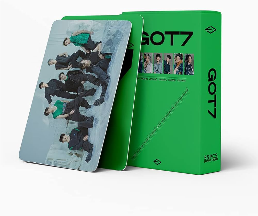 Kpop GOT7 Lomo Cards 55 Pack GOT7 2022 GOT7 Card for Album, GOT7