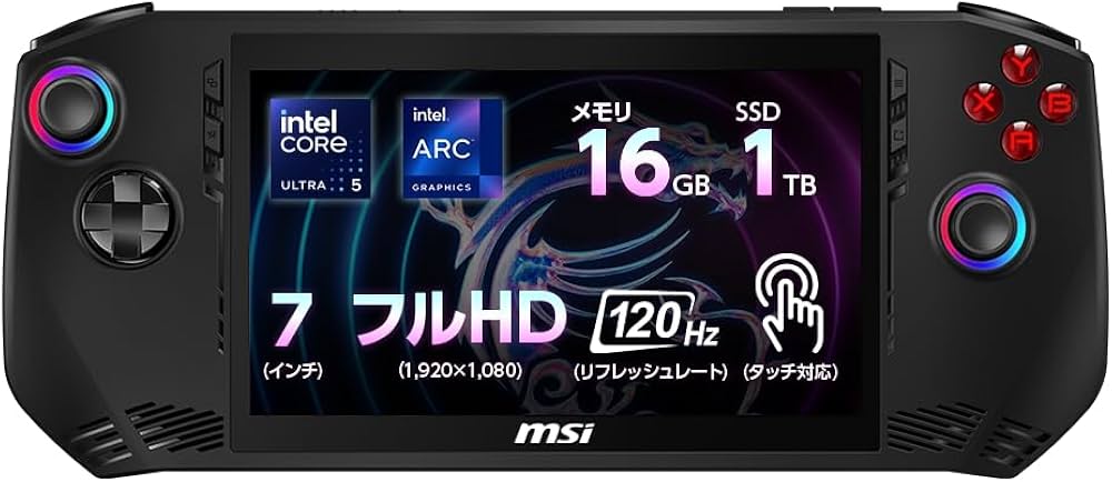 Amazon.co.jp: MSI ゲーミング ノートPC Claw 【いつでもどこでもPC