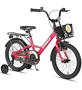 Amazon | Glerc 女の子自転車 可愛い小中学生自転車 シティーサイクル