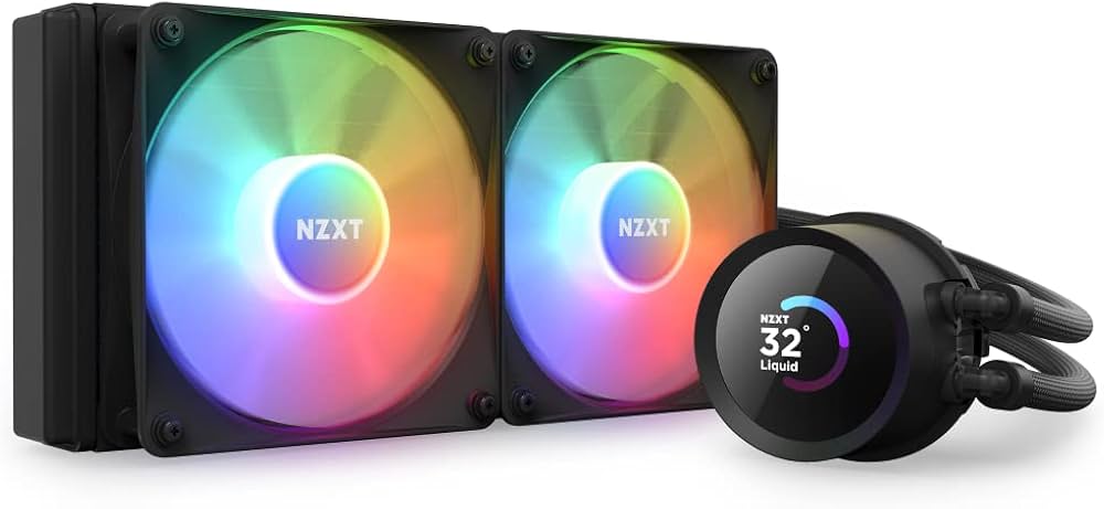 Amazon | NZXT KRAKEN RGB 240 Black 簡易水冷CPUクーラー RL-KR240-B1