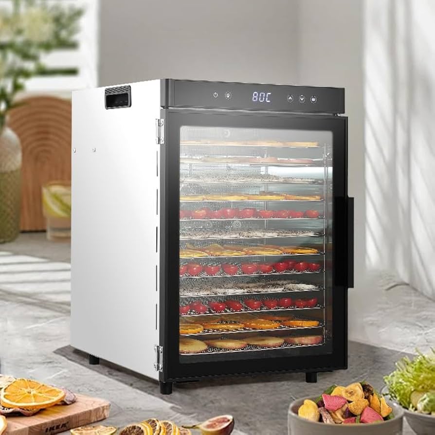 Amazon.co.jp: Kurflo フードドライヤー 食品乾燥機 12層ステンレス製