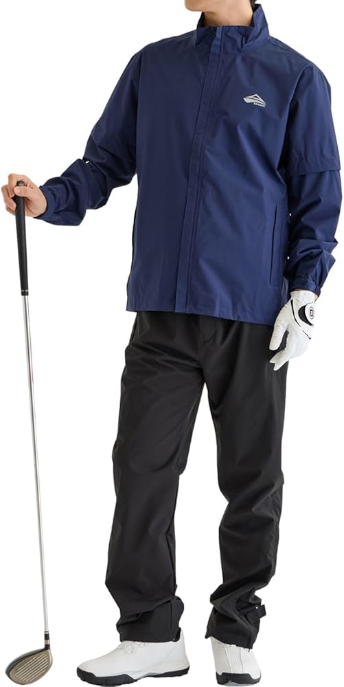 Amazon | [ベンケ] 【ゴルフ専用雨具】 レインウェア 上下 メンズ