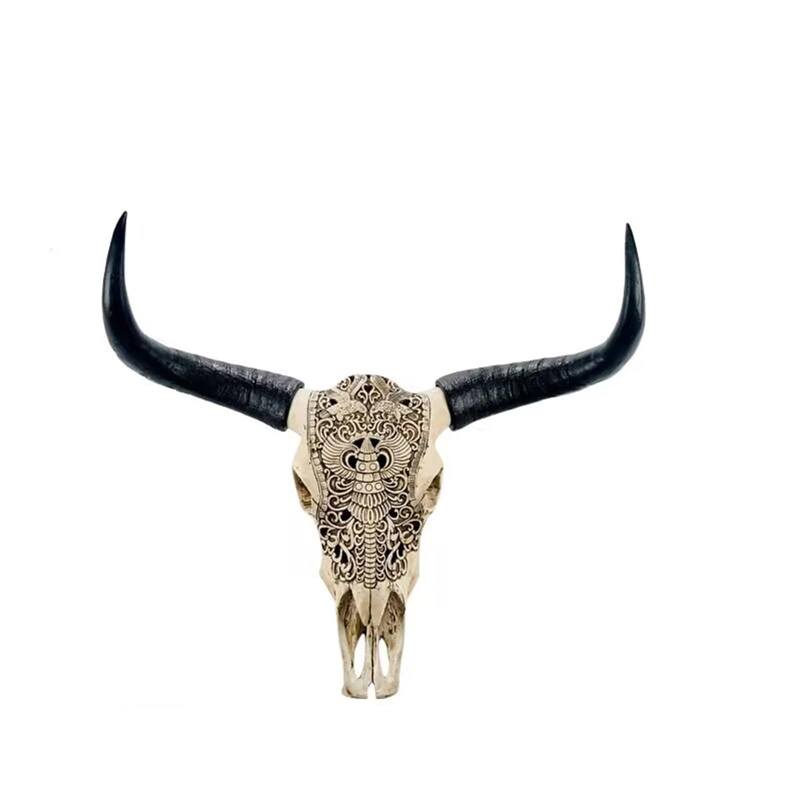 Amazon.co.jp: 長い角の牛の頭蓋骨 - 長い角のある牛の頭蓋骨 壁飾り