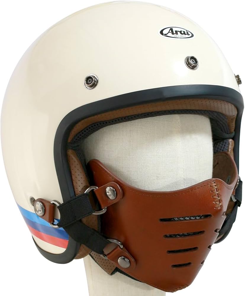 Amazon.co.jp: バイク マスク 本革 イタリアンレザー フェイスマスク