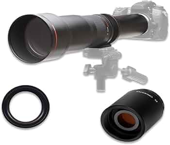 Amazon.co.jp: 650-1300mm 望遠ズームレンズ Canon EOS Rebel SL1、T5i