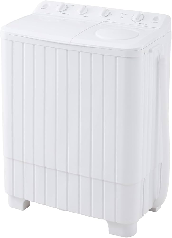 Amazon | simplus 二層式洗濯機 洗濯機 縦型二槽式 節電 エコ 軽量