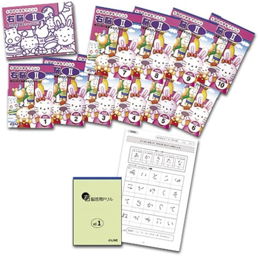 Amazon.co.jp: 七田式教材（しちだ） 小学生プリント 右脳Ⅱ : おもちゃ