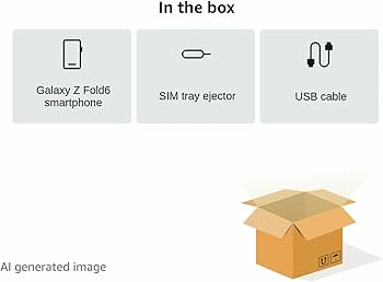 Amazon.com: SAMSUNG Galaxy Z Fold6 SM-F956U1 Unlocked, 512GB
