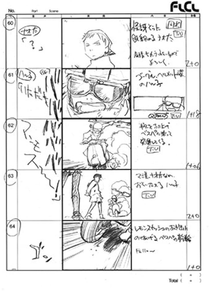 Amazon.co.jp: フリクリ画コンテ集 : Japanese Books