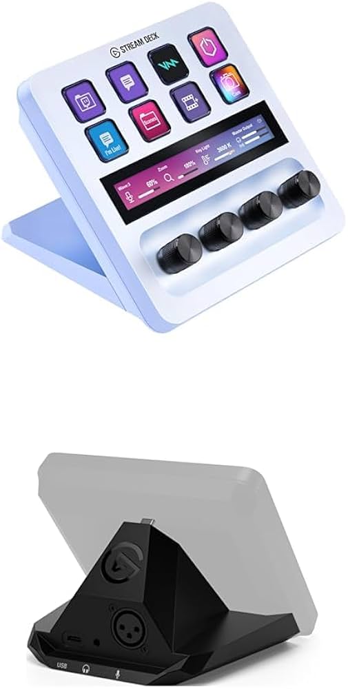 Amazon.co.jp: Elgato Stream Deck +(White)/ 専用XLRドックセット