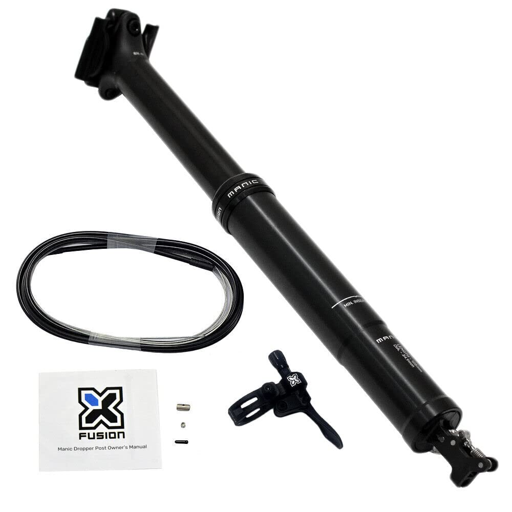 Amazon | X-Fusion Manic INTEGRA Remote Dropper Seatpost 34.9x375