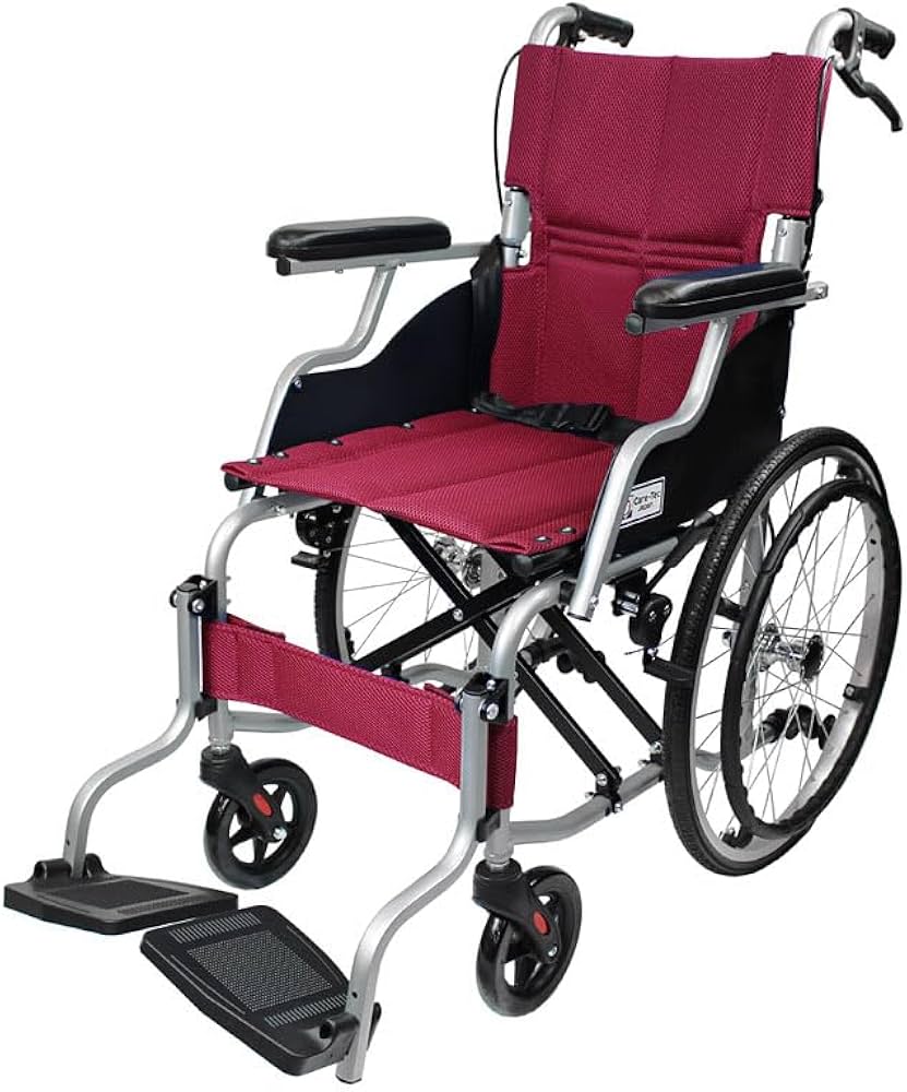 Amazon | ケアテックジャパン 自走式車椅子 CA-70SU スマイル (ワイン
