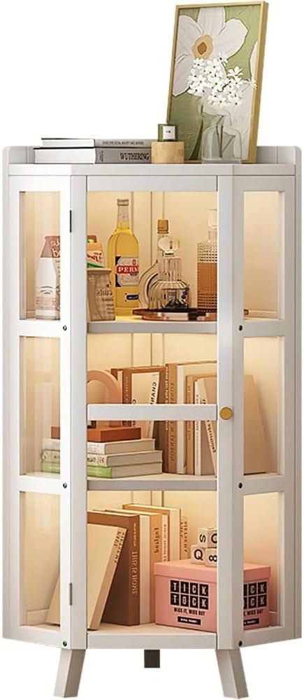 Amazon｜WXQコーナーキャビネット コーナーシェルフ コーナーラック