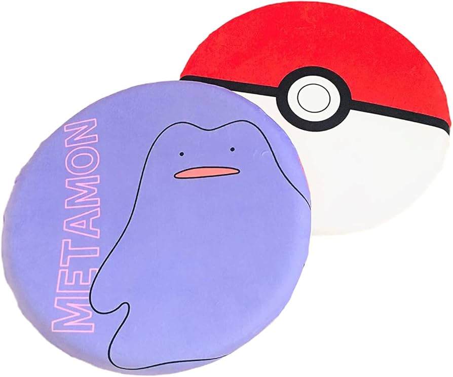MORIPiLO 4620998 Pokemon Metamon Cushion Chair Cushion 15.7 x 15.7