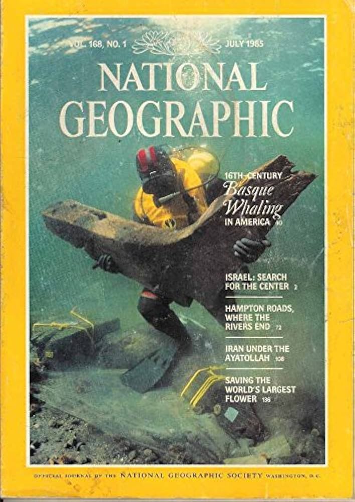 National Geographic Vol. 168, No. 1-6, July 1985 through Dec. 1985