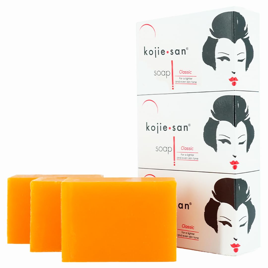 Amazon | Original Kojie San Facial Beauty Soap - 100g, 3 Bars Per