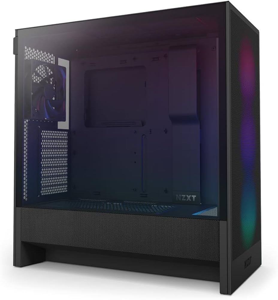 Amazon | NZXT H5 Flow RGB v2 Black 360mm RGBシングルフレームファン