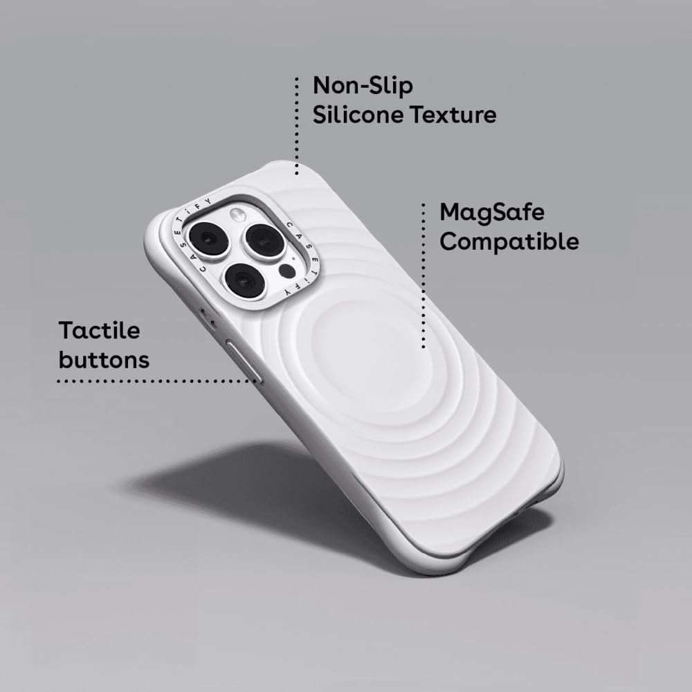 Amazon.co.jp: CASETiFY ウェーブ シリコン iPhone 14 Pro ケース [波