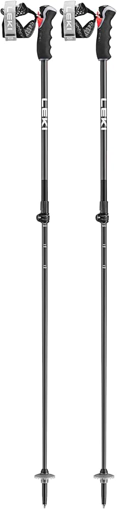 Amazon | LEKI Peak Vario 3D 調節可能なスキーポール アルペンスキー
