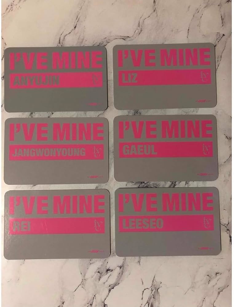 Amazon.co.jp: IVE コンプ「ive mine」MMT ヨントントレカ : Toys & Games