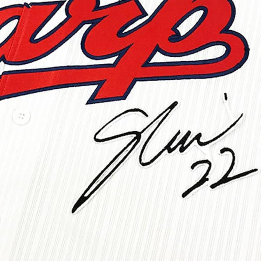 Amazon.co.jp: 広島 カープ 中村奨成 サイン 白布 応援 刺繍 ワッペン