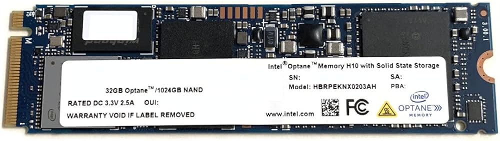 Amazon | Intel Optane Memory H10 32GB SSD 1TB ソリッドステート
