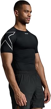 Amazon.com: 2XU Mens Core Compression Short Sleeve X-Small Black