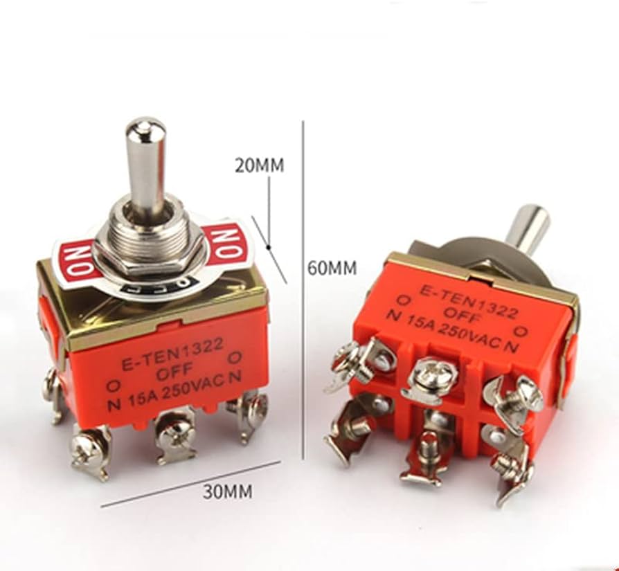 Amazon.com: E-TEN1322 Micro Switch 15A/250V 6 Pin Waterproof