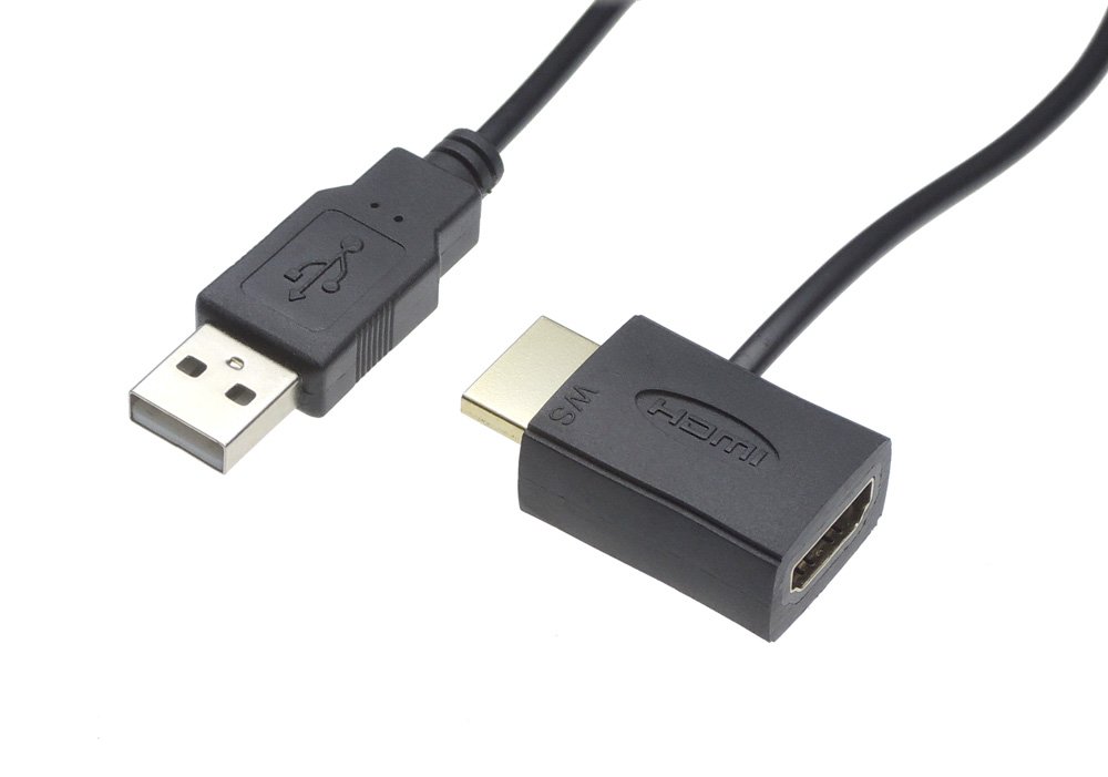 Amazon | KAUMO HDMI電源供給用 USB電源コード 電力補助ケーブル 電源