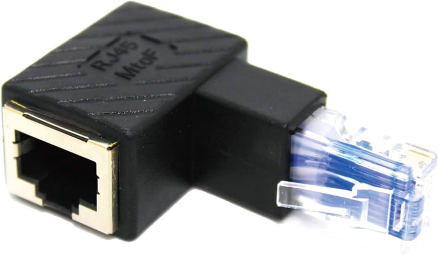 Amazon.co.jp: FUJIMORI LAN コネクタ L字 L字型 直角 90度 RJ45
