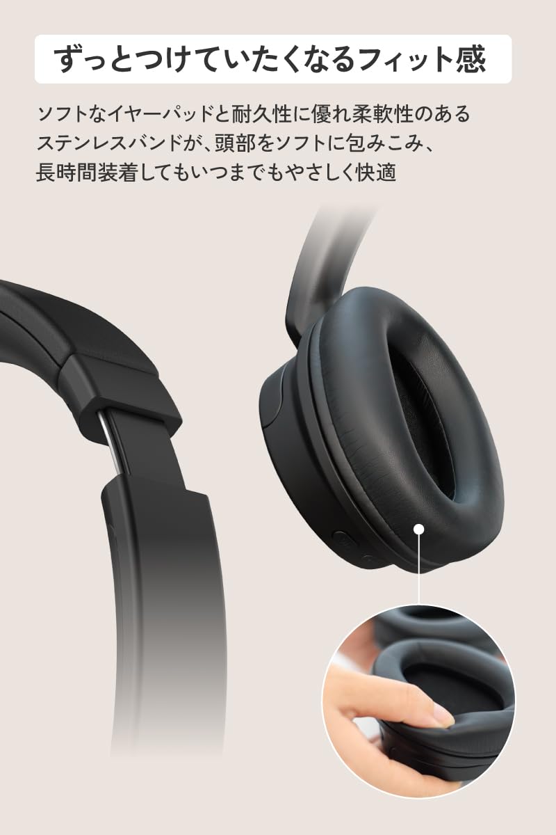 Amazon.co.jp: JVCケンウッド Victor HA-S99N-B ワイヤレスヘッドホン