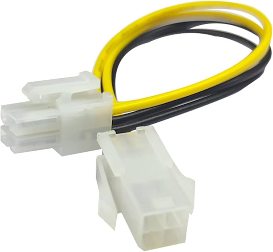 Amazon.co.jp: 4pin オス メス電源ケーブル 4 ピンマザーボード CPU