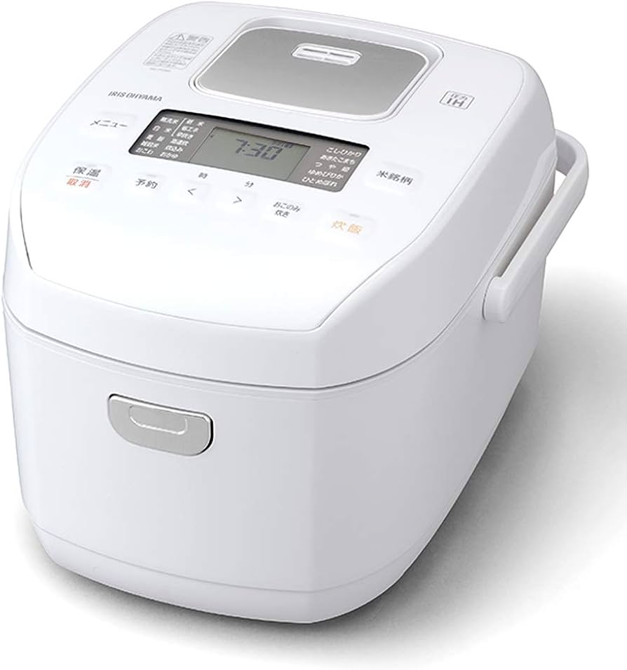 Amazon | 圧力IHジャー炊飯器5.5合 RC-PD50-W ホワイト | アイリス