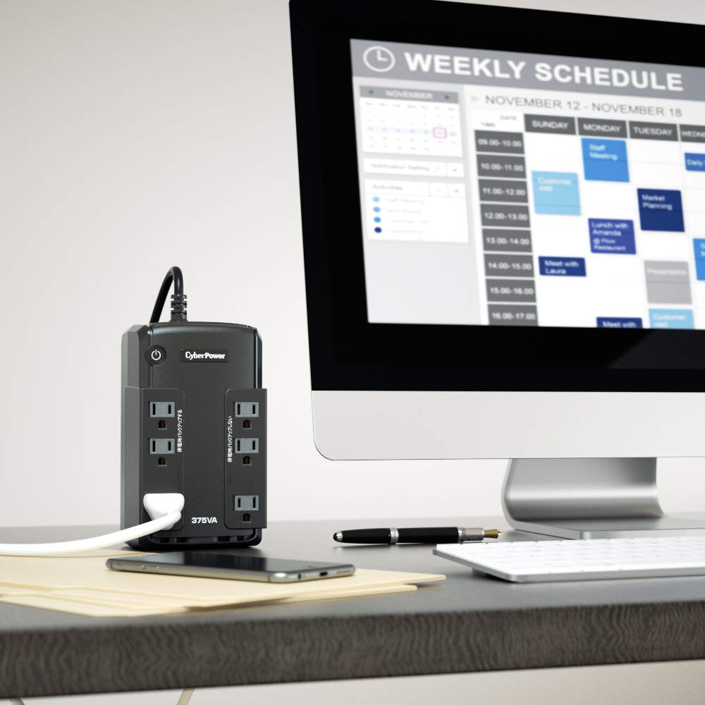 Amazon.co.jp: サイバーパワー BR375 375VA/255W 矩形波 常時商用 UPS