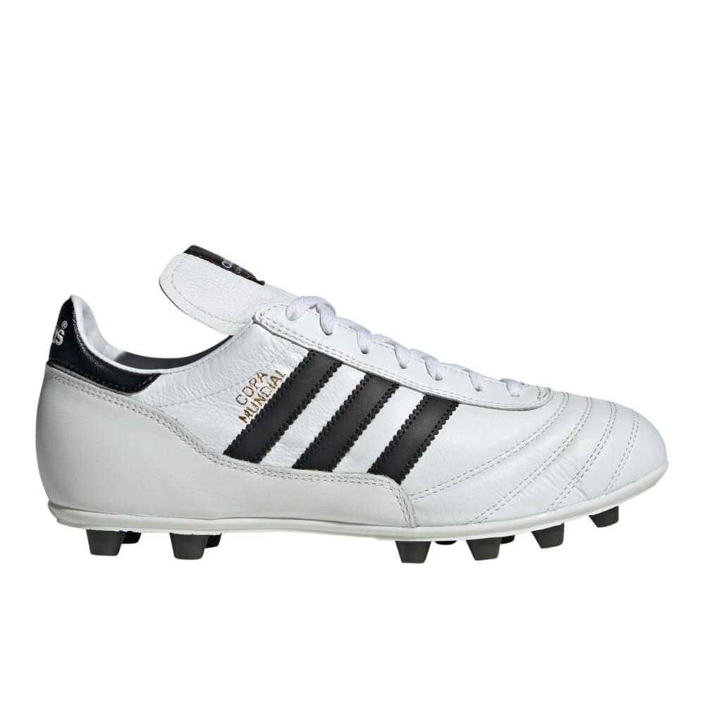 adidas Unisex Copa Mundial Soccer Shoes, White/Black, 6 Women/5