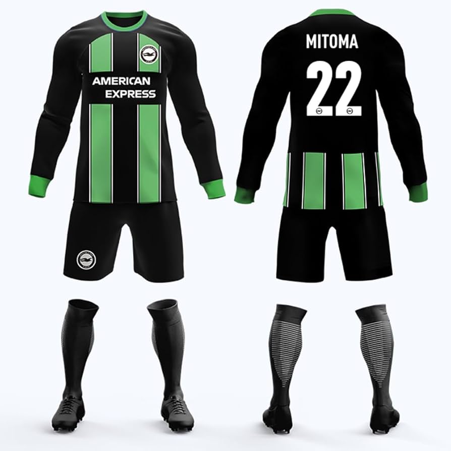 Mサイズ三笘薫 23⁄24 ブライトンアウェイユニフォーム ELパッチ付き