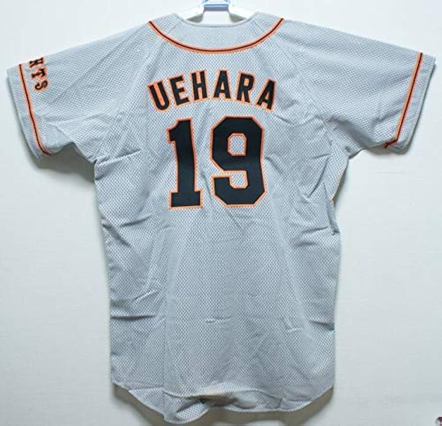 Amazon.co.jp: デサント製 読売ジャイアンツ 上原 浩治 #19 メッシュ
