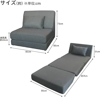 Amazon｜ニトリ(NITORI) コンパクトな一人掛け ソファベッド パーシー