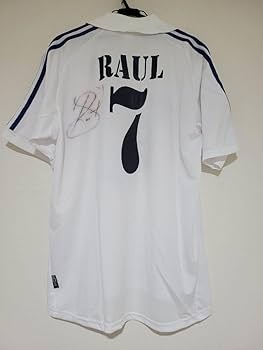 Amazon.co.jp: レアルマドリード ラウール サイン ユニフォーム 証明書