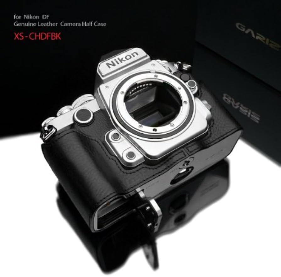 Amazon.co.jp: GARIZ Nikon Df用 本革カメラケース Gun Shot Ring付 XS