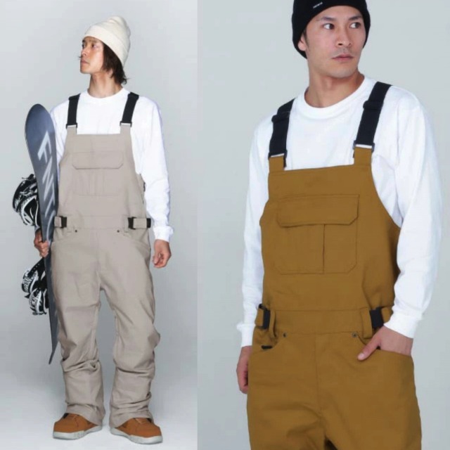 Amazon | ネームレスエイジ スノボウェア スキーウェア ビブパンツ
