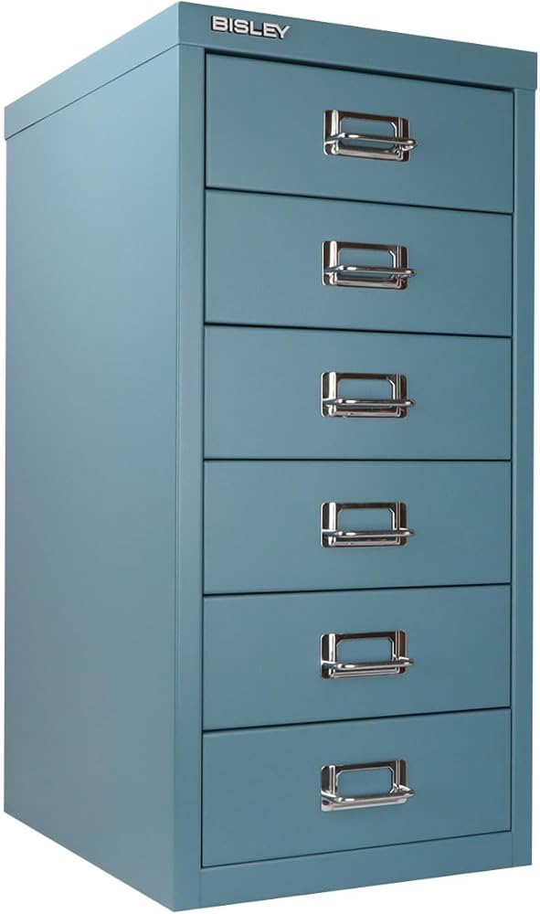 Amazon | Bisley 6段引き出しスチールマルチ引き出しキャビネット