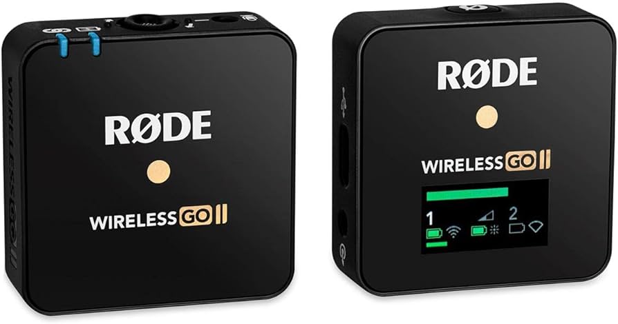 Amazon.com: Rode Wireless GO II Compact Microphone System, Bundle