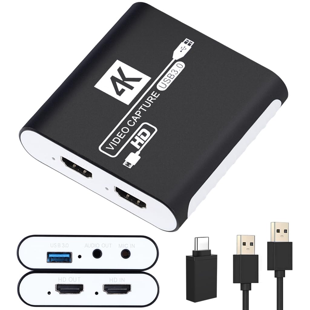 Amazon.co.jp: HDMI キャプチャーボード Switch対応 4K パススルー対応