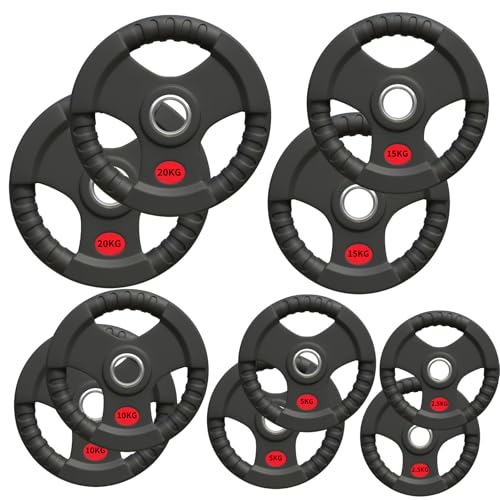 ☆20kg×4枚 80kg バンパープレート バーベルプレート デッドリフト