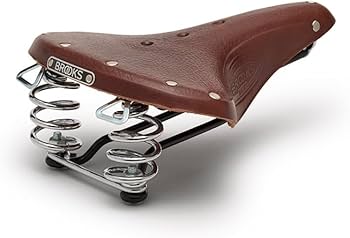 Amazon | BROOKS レザーサドル スプリングつきモデルB66のシングル