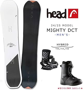 Amazon | スノーボード 板 メンズ 3点 セット ヘッド HEAD MIGHTY DCT