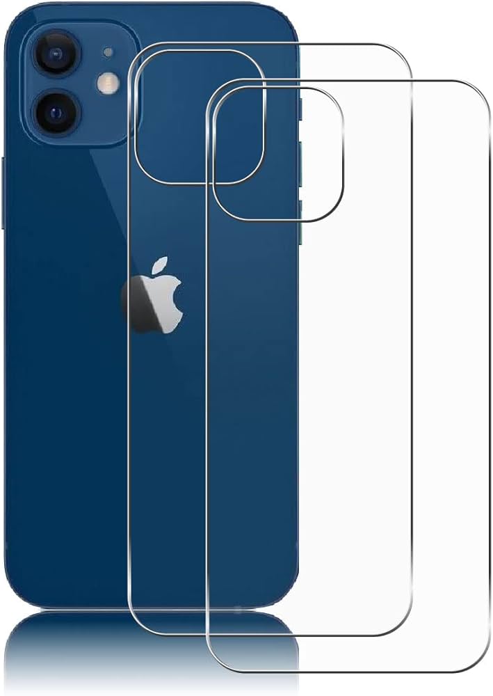 Amazon | 【2枚セット】For iPhone12 / iPhone 12 Pro 背面ガラス